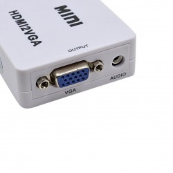 Mini Conversor HDMI Para Vga 